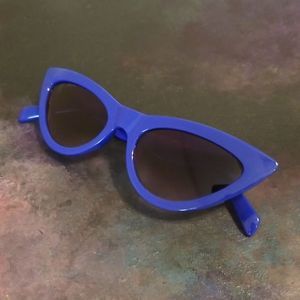 Blue Cat Eye Retro Style Sunglasses